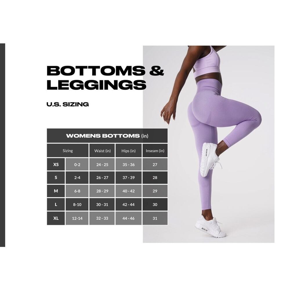 NVGTN Contour Seamless High Waisted Leggings Women XS Red Pink Workout Pants New - Picture 5 of 6